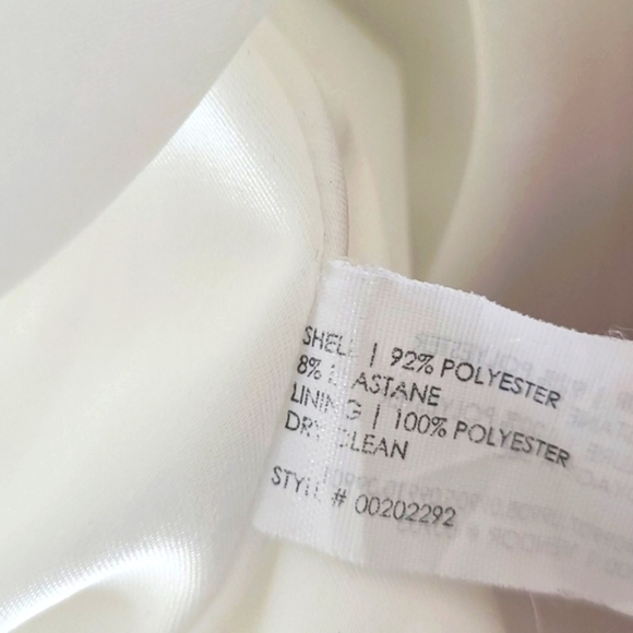 CLUB MONACO Floral Scuba Backless Sleeveless Mini White Cocktail Mini Dress - Picture 13 of 13